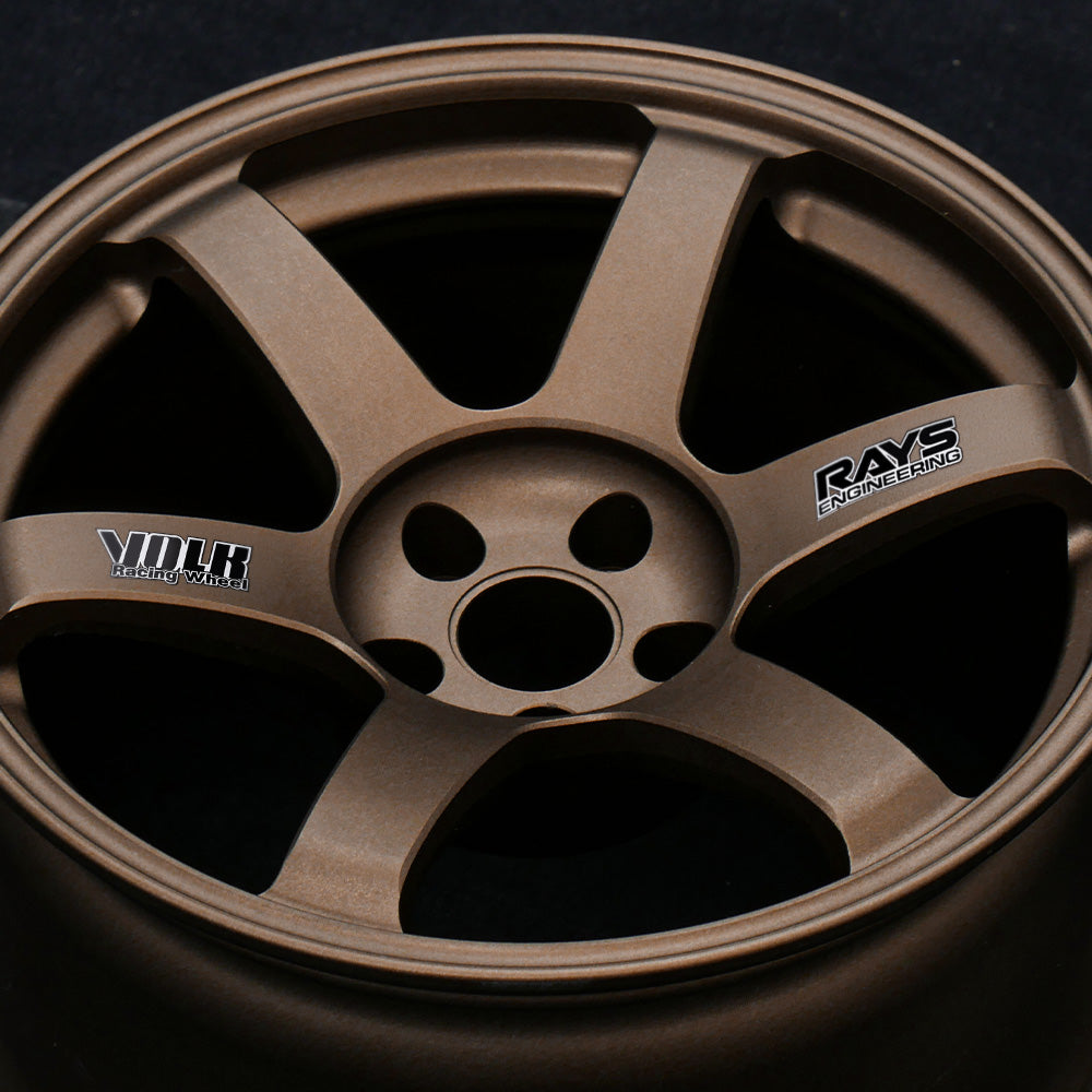 RAYS TE37 30TH ステッカー 1/4 SCALE