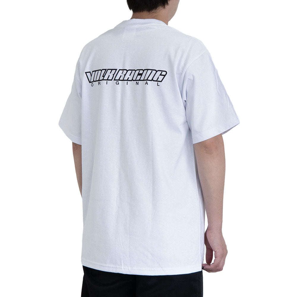 RAYS OFFICIAL T-shirt 25S VOLK RACING BK/WH