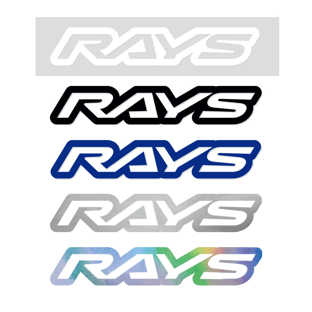RAYS W140 No.19 RAYS ロゴステッカー(抜き文字タイプ)