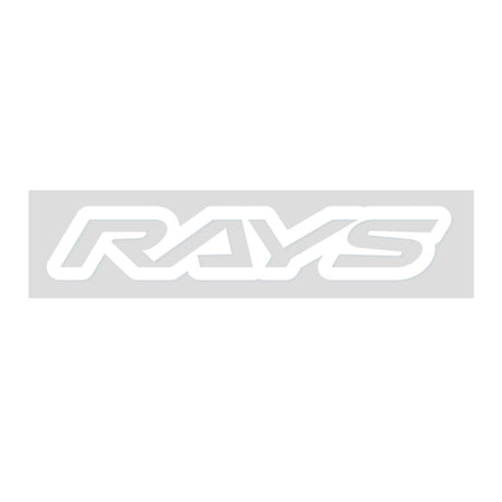 RAYS W140 No.19 RAYS ロゴステッカー(抜き文字タイプ)