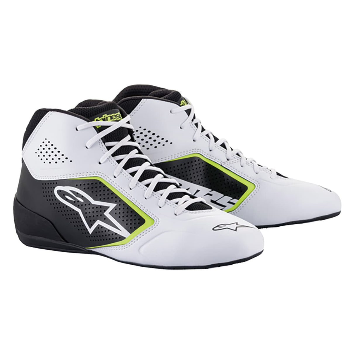 アルパインスターズ　TECH-1 K START v2 SHOES｜WHITE BLACK YELLOW FLUO