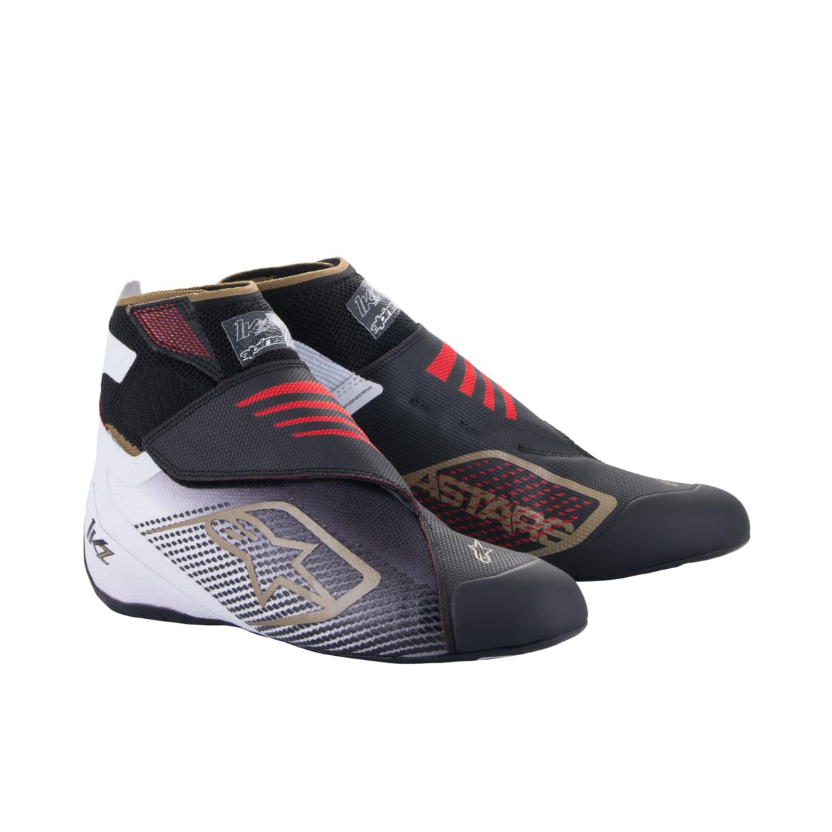 アルパインスターズ　TECH-1 KZ V2 SHOES｜BLACK WHITE GOLD