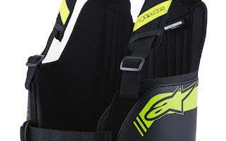 アルパインスターズ　BIONIC RIB SUPPORT For KIDS・JUNIOR｜BLACK YELLOW FLUO
